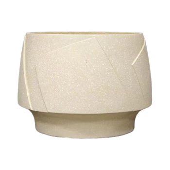 Elegant Round Fiber Clay Succulent Planters for Home Decor MOQ 50PCS Shape Round Size Medium Payment T/T Style Simple Design - Chaozhou Chaoan Yirui Ceramics Factory - China