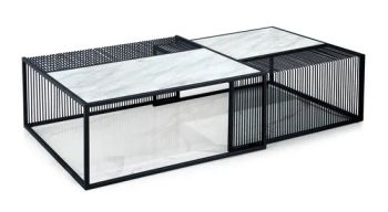 Elegant Modern Gold Stainless Steel Coffee Table for Living Room - Foshan Zode Furniture Co., Ltd. - China