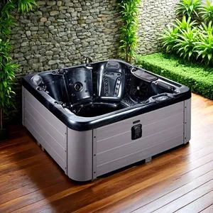 Luxurious 5 Person Outdoor SPA Massage Bathtub for Relaxation - Guangzhou Sunrans Sanitary Ware Co., Ltd. - China