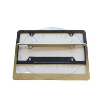 Custom Black White Welding Bending Cutting Techniques Rear View Backup Camera Durable Japan-Made License Plate Frames - Hangzhou Qianxi Crafts Co., Ltd. - China