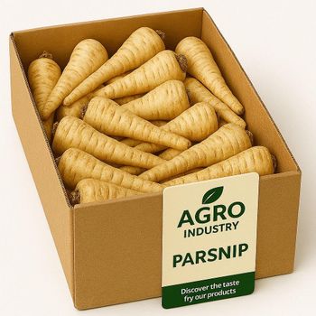 Parsnip Length 20–35 Cm Diameter 3–5 Cm Origin Kyrgyzstan Minimum Order 2,000 Kg Season October – March Price 2.00 Usd/kg - LLC "Agro Industry" - Kyrgyzstan