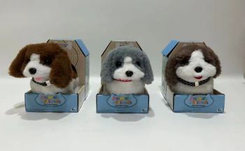 3 Clrs Walking & Nodding & Barking Plush Dog Cute Toys Electronic Toys - NANJING SONNY IMP. & EXP. CO., LTD. - China