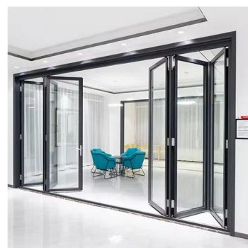 Quick Delivery Wholesale Custom Exterior Bifold Patio Doors Glass Folding Glass Doors Folding Wall Accordion Doors - Foshan Hanse Industrial Co., Ltd. - China