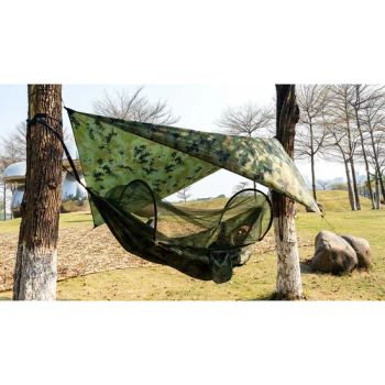 Swing Mosquito Net Quick Opening Anti-Mosquito Outdoor Automatic Sunshade Hammock Waterproof Canopy Camping Waterproof Canopy Camping Hammock - XIAMEN HIFA STONEXP CO., LTD. - China