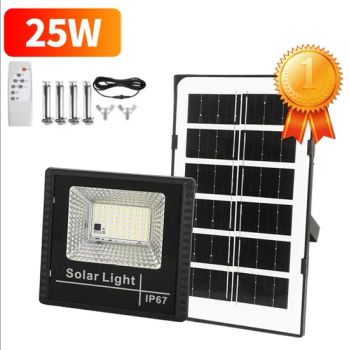 25W Solar Flood Lights with Remote Control Outdoor IP67 Waterproof Solar Powered Reflector Floodlight for Outdoor Garage Patio - Sichuan Haoyuan Deju Technology Co., Ltd. - China
