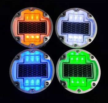 Il300 Solar Road Stud LED Solar Powered Cat Eye Road Studs Blinking Light 6 Screws - Beijing Roadsafe Technology Co., Ltd. - China