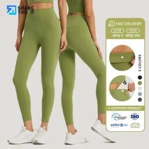 Chinese Sexy Ropa Deportiva Sports Gym Wear Anti-Curl Yoga Pants Women's Spring Summer 2023 New Pocket Back Peach High-Rise Cropped Leggings - Hangzhou Toptop Clothing Co., Ltd. - China
