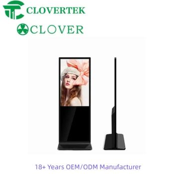 55 65 75 86 Inch Floor Mount Aluminum Indoor Advertising Screen LCD Digital Signage and Displays - Clover Industrial Co., Ltd - China