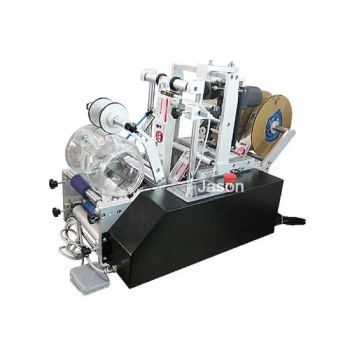Easy to Operate Small Manual Labeling Machine for Round Bottles with Coding Printer - Sinoped Innovation International (Liaoyang) Co., Ltd - China
