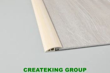 Grey Marple Createking China Transition End Profiles Stair Nosing PVC Profile Flooring Accessories - Guangdong CREATEKING New Materials Technology Co., Ltd. - China