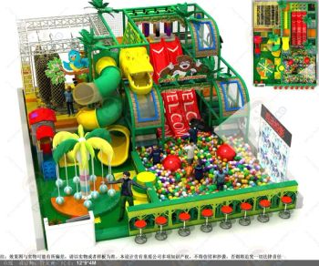 Kids' Play Center: Indoor Playground with Themed Obstacle Course - Guangzhou Tongyao Healthy Body Equipment Co., Ltd. - China