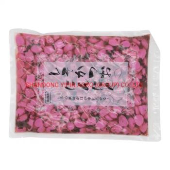 Garlic with Purple Perrila Pickled Garlic in Bag Type Peeled Style Whole Origin China Color White Skin Garlic Model NO. WM-KB-ZSSM-1KG/12 - SHANDONG YIPIN AGRO (GROUP) CO., LTD. - China