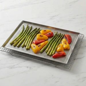 High Quality Sharp Corner Perforated Mold Aluminum Alloy Flat Sheet Baking Tray - Jiangsu T-Shine Bakeware Co., Ltd. - China