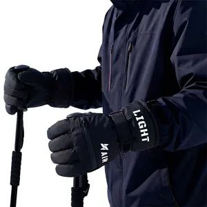 Ski Gloves Winter Windproof Velvet Thickened Outdoor Cycling Warm Gloves - Nanjing Zhengyu Rainproof Products Co., Ltd. - China