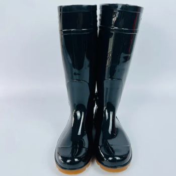 Black Safety Rain Boots with Steel Toe Waterproof PVC Work Boots - Guangzhou 247 International Co., Ltd. - China