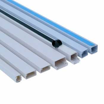PVC Panel Trunkings Size 1.5 Inch Height 3 meter Hardness 45 HRC Finish Polished Usage Industrial Insulation Excellent Corrosion Resistance - Viraatech International - India