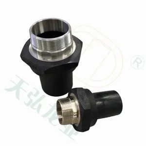 HDPE Threaded Male Coupling for Drinking Water System with Stainless Steel Insert - Zhejiang Longye Pipe Industry Co, . Ltd. - China