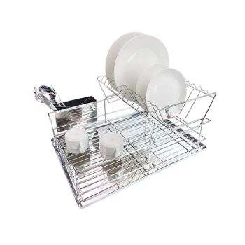 Kitchen Utensils Storage Organizer Stainless Steel Dish Rack Shelf - Jiangmen zhaosheng hardware company LTD - China