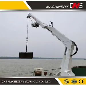 4 Ton Mini Hydraulic Knuckle Boom Floating Barge Marine Deck Crane for Sale with Radio Remote Control - CNS Machinery (Xuzhou) Co., Ltd. - China