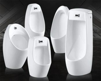 Modern Design Waterless Wall-Mounted Ceramic Men's Urinal with Oval Shape Ceramic Toilets for Men - Nan'an Fanghong Import and Export Co., Ltd - China