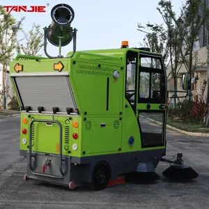 80L Dust Tank Floor Cleaner Machine Ride on Machine Floor Road Sweepers - Anhui Tanjie Environmental Protection Technology Co., Ltd - China