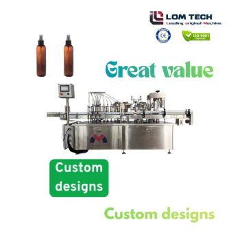 4 Oz Body Spray Empty 10ml Perfume Glass Roll and Spray Hair Building Fiber Spray Bottles Filling Capping Line - Hangzhou LOM technology co., LTD - China