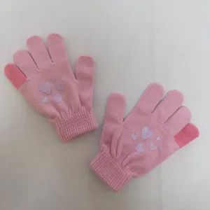Wholesale Adult Women Solid Color Gloves Knit Warm Winter Gloves - Jurong Yuanfeng Industries Ltd. - China