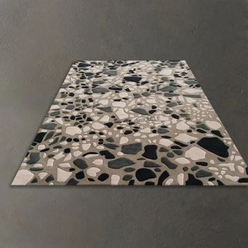 Handmade Pebble Stone Pattern out Mats Tufted Outdoor Floor Rugs Floor Mosaic Carpet Tiles Runner Mat - Gongyi Miracle Trading Co., Ltd. - China