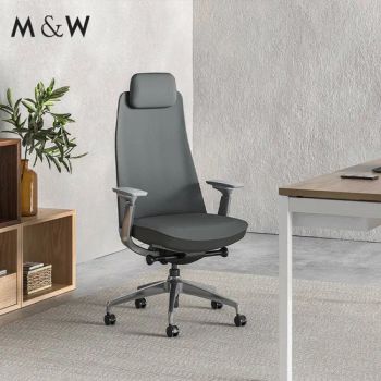 M&W Luxury Modern High Back Chair Ergonomic Office Visitor Luxury Computer Executive Office Chairs - FOSHAN M&W FURNITURE LIMITED COMPANY - China