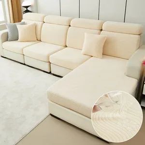 2026 New Wear-Resistant Waterproof Stretch Couch Cushion Slipcovers Anti-Slip L Shape Sofa Covers Chaise Lounge Sofa Slipcover - Hangzhou Jiuzhong Technology Co., Ltd. - China
