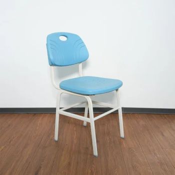 Steel Frame School Furniture Chair Color Blue Origin China Style Modern Rotary Fixed Shape Square Condition New HS Code - Shandong Shangzhi Furniture Co., Ltd. - China