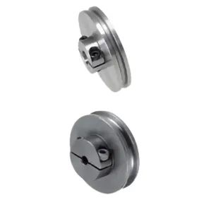 Pump Pulley Transmission Component U-Groove Bearing Pulley Origin China Condition New Model NO. PDL01 Color Available Trademark Lanlong - Baoding Lanlong Iron Industry Co., Ltd. - China