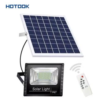 High Brightness 100W-500W ABS Solar Flood Lamp with Breathable Hole IP66/IP65 for Garden Outdoor Landscape Solar Flood Lights - SHENZHEN HOTOOK INDUSTRIAL CO LTD - China