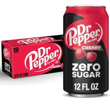 DR PEPPER CHERRY ZERO SUGAR CN, 12OZ/12PKX2 - A&A FOOD DISTRIBUTORS - United States