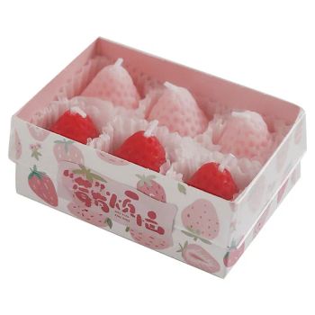 Handmade Strawberry Scented Candles for Aromatherapy and Home Decor - Heleyou Cultural and Creative(Wuxi) Co., Ltd. - China