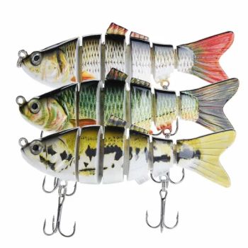 Saltwater Bass Trout Walleye Predator Multi Jointed Fish Popper Fishing Lures - GOOD SELLER CO., LTD - China