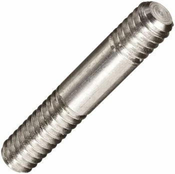 Stainless Steel Threaded Stud Size 4.5inch Form Bar Stock Hardness 58 HRC Material Grade 304 Threaded Ends Both Ends Corrosion Resistance - Royal Fasteners - India