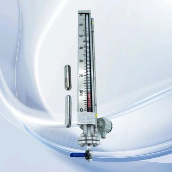 Glass Tube Liquid Level Sensor Transmitter High Temperature Water Boiler Tank Oil Magnetic Flap Level Gauge Meter - Jiangsu Jiechuang Science And Technology Co., Ltd. - China