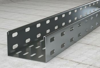 Hot Dip Galvanized Perforated Cable Trays, 1.6 mm (16 Swg), 100 mm (4 inch) - Snapmod Construction - India