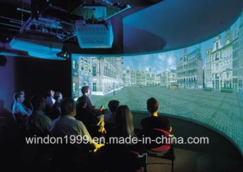180 Degree 180 Inch Curved Projection Screens for Simulator System - Nanjing Windon Projection Screen Co., Ltd. - China