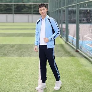 Factory Wholesale Spring and Autumn Long-Sleeved Zipper School Uniforms - Guanxian Jinfang Garment Co., Ltd. - China