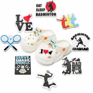 Wholesale Sports/Badminton Shoes Charms Cartoon Shoes Decorations Soft Rubber PVC Shoe Charms for Shoes Accessories - Jinjiang Guoyi E-Commerce Co., Ltd. - China