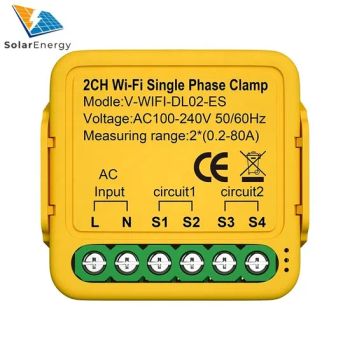 SLS 2 Channel Smart Energy Meter Clamp for Solar System Consumption Monitor - SaiLingsi (wenzhou) Electronics Co., LTD - China