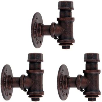 Industrial Style Bathrobe Towel Hooks Wall Mounted Metal Iron Pipe Hanger Coat Racks Bag Rack for Home Decoration - Hebei Hanghong Trading Co., Ltd. - China