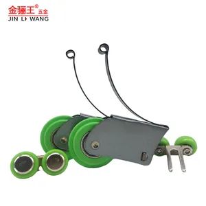 High Quality 627zz Bearing Sliding Wardrobe Door Wheel Roller Window and Door Hardware Manufacturer Support OEM ODM Customization with Long Warranty After-Sale - Jiangxi Jin Bai Cheng Hardware Products Co., Ltd. - China