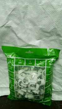 White Cable Clips Color White Material Plastic I Deal In New Only Packaging Type Packet Country of Origin Made in - Shivam Electricals (India) - India