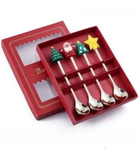 Premium Stainless Steel Ice Tea Spoons Christmas Coffee Spoons - Market Union Co. Ltd. - China