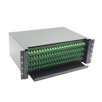 Fiber Optic Equipment 4u 19" Patch Panel for Sc Type Adapter Plates - TOPNET (SHENZHEN) COMMUNICATION CO.,LTD - China