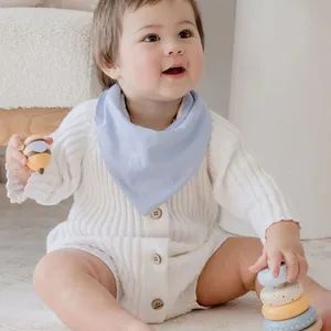 Hypoallergenic Soft Baby Bibs Stock Soft Absorbent Baby Bandana Bibs Durable Baby Accessories - Suzhou Hengtex Co., Ltd. - China