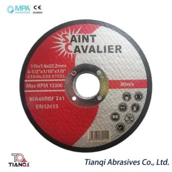 Abrasive 46# Cutting Wheel Stainless Steel 6mm Sinter 1Y MOQ100 - Tianqi Abrasives Co., Ltd. - China